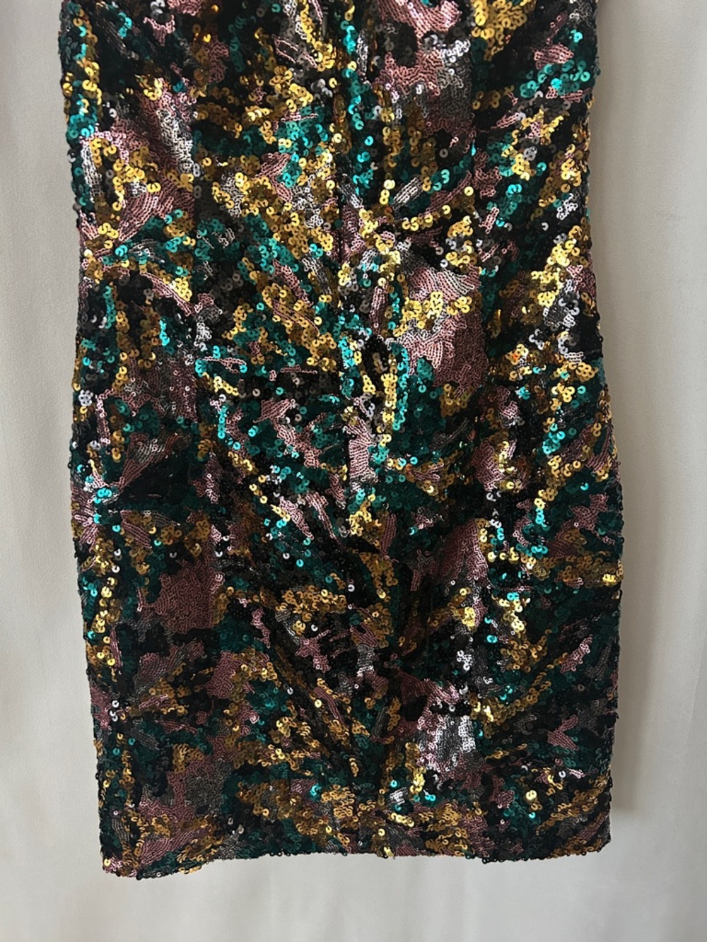 Dress the Population Sexy Black Sequins Strappy Cocktail Mini Dress **Size M**🔥🔥 - Picture 6 of 8